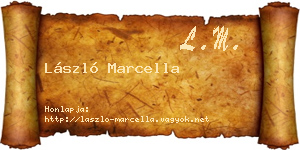 László Marcella névjegykártya