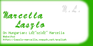 marcella laszlo business card